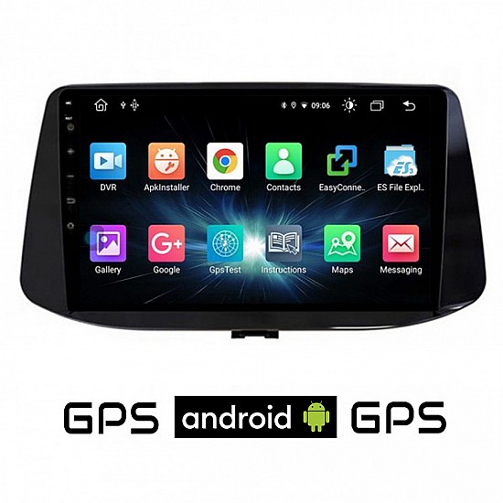 CAMERA + HYUNDAI i30 (μετά το 2018) Android οθόνη αυτοκίνητου με GPS WI-FI (ηχοσύστημα αφής 9 ιντσών OEM Youtube Playstore MP3 USB Radio Bluetooth Mirrorlink εργοστασιακή, 4x60W, AUX) 5034