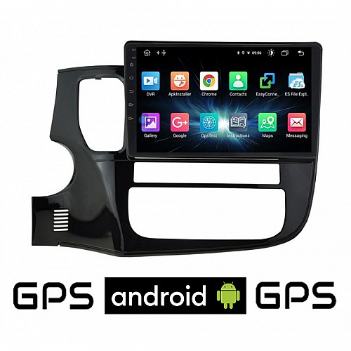 CAMERA + MITSUBISHI OUTLANDER (μετά το 2013) Android οθόνη αυτοκίνητου με GPS WI-FI (ηχοσύστημα αφής 10" ιντσών OEM Youtube Playstore MP3 USB Radio Bluetooth Mirrorlink εργοστασιακή, 4x60W, AUX)