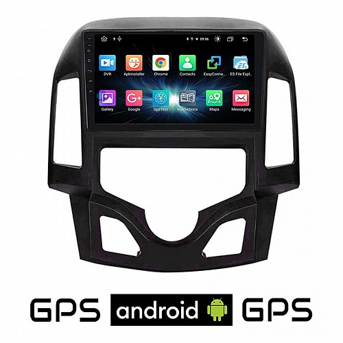 CAMERA + HYUNDAI i30 (2007 - 2012) Android οθόνη αυτοκίνητου με GPS WI-FI (ηχοσύστημα αφής 9" ιντσών OEM Youtube Playstore MP3 USB Radio Bluetooth Mirrorlink εργοστασιακή, 4x60W, AUX) 5058