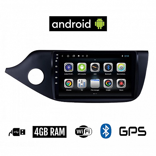 CAMERA + KIA CEED (2012-2018) Android οθόνη αυτοκίνητου 4GB με GPS WI-FI (ηχοσύστημα αφής 9" ιντσών OEM Youtube Playstore MP3 USB Radio Bluetooth Mirrorlink εργοστασιακή, 4x60W, AUX)