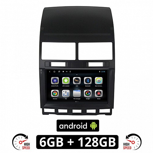 CAMERA + Volkswagen TOUAREG (2003 - 2011) VW Android οθόνη αυτοκίνητου 6GB με GPS WI-FI (ηχοσύστημα αφής 9" ιντσών OEM Youtube Playstore MP3 USB Radio Bluetooth Mirrorlink εργοστασιακή, 4 x 60W, AUX)