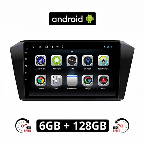 CAMERA + Volkswagen PASSAT (μετά το 2016) VW Android οθόνη αυτοκίνητου 6GB με GPS WI-FI  (ηχοσύστημα αφής 10" ιντσών OEM Youtube Playstore MP3 USB Radio Bluetooth Mirrorlink, Εργοστασιακή, 4x60W, AUX)