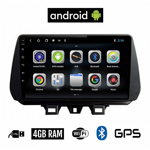 CAMERA + HYUNDAI TUCSON 2019 Android οθόνη αυτοκίνητου 4GB με GPS WI-FI (ηχοσύστημα αφής 9" ιντσών OEM Youtube Playstore MP3 USB Radio Bluetooth Mirrorlink εργοστασιακή, 4x60W, AUX)