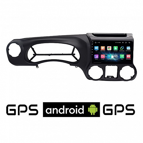CAMERA + JEEP WRANGLER 2011-2016 Android οθόνη αυτοκίνητου με GPS WI-FI (ηχοσύστημα αφής 10" ιντσών OEM Youtube Playstore MP3 USB Radio Bluetooth Mirrorlink εργοστασιακή, 4x60W, AUX)