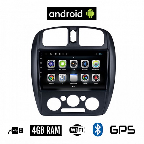 CAMERA + MAZDA 323 (1998-2004) Android οθόνη αυτοκίνητου 4GB με GPS WI-FI (ηχοσύστημα αφής 9" ιντσών OEM Youtube Playstore MP3 USB Radio Bluetooth Mirrorlink 4x60W εργοστασιακού τύπου)
