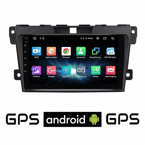 CAMERA + MAZDA CX7 (2006-2012) Android οθόνη αυτοκίνητου με GPS WI-FI (ηχοσύστημα αφής 9" ιντσών OEM Youtube Playstore MP3 USB Radio Bluetooth Mirrorlink εργοστασιακή, 4x60W, AUX) 5502