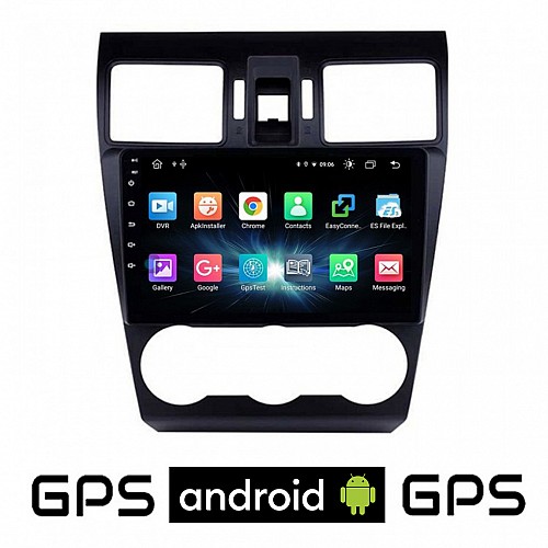 CAMERA + SUBARU FORESTER (μετά το 2013) Android οθόνη αυτοκίνητου με GPS WI-FI (ηχοσύστημα αφής 9" ιντσών OEM Youtube Playstore MP3 USB Radio Bluetooth Mirrorlink εργοστασιακή, 4x60W, AUX)