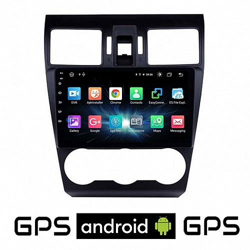 CAMERA + SUBARU IMPREZA (μετά το 2013) Android οθόνη αυτοκίνητου με GPS WI-FI (ηχοσύστημα αφής 9" ιντσών OEM Youtube Playstore MP3 USB Radio Bluetooth Mirrorlink εργοστασιακή, 4x60W, AUX)