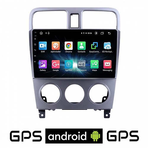CAMERA + SUBARU IMPREZA (2002-2008) Android οθόνη αυτοκίνητου με GPS WI-FI (ηχοσύστημα αφής 9" ιντσών OEM Youtube Playstore MP3 USB Radio Bluetooth Mirrorlink εργοστασιακή, 4x60W, AUX) 5610