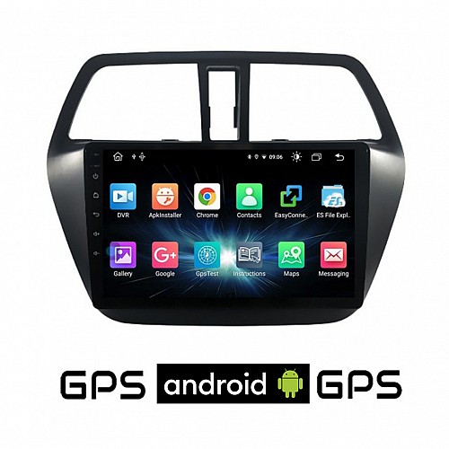 CAMERA + SUZUKI SX4 S-CROSS (μετά το 2014) Android οθόνη αυτοκίνητου με GPS WI-FI (ηχοσύστημα αφής 9" ιντσών OEM Youtube Playstore MP3 USB Radio Bluetooth Mirrorlink εργοστασιακή, 4x60W, AUX) 5635