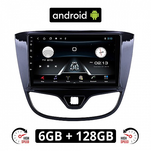 OPEL KARL (2014 - 2019) Android οθόνη αυτοκίνητου 6GB με GPS WI-FI (ηχοσύστημα αφής 10" ιντσών OEM Youtube Playstore MP3 USB Radio Bluetooth Mirrorlink εργοστασιακή, 4x60W, AUX) OP52-6GB