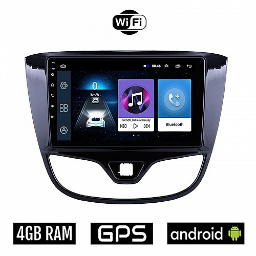 OPEL KARL (2014 - 2019) Android οθόνη αυτοκίνητου 4GB με GPS WI-FI (ηχοσύστημα αφής 10" ιντσών OEM Youtube Playstore MP3 USB Radio Bluetooth Mirrorlink εργοστασιακή, 4x60W, AUX)