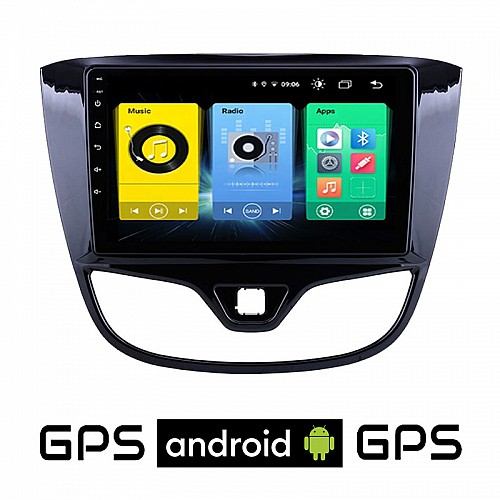 OPEL KARL (2014 - 2019) Android οθόνη αυτοκίνητου με GPS WI-FI (ηχοσύστημα αφής 10" ιντσών OEM Youtube Playstore MP3 USB Radio Bluetooth Mirrorlink εργοστασιακή, 4x60W, AUX) OP52