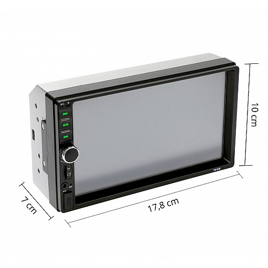 Οθόνη αφής αυτοκινήτου με Ελληνικό GPS (multimedia USB 7021G bluetooth mirrorlink, 4x60W, Universal, 2DIN, 7 ιντσών, SD card)