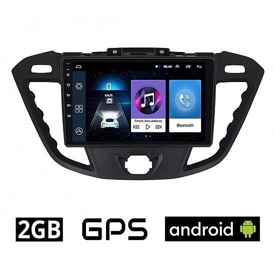 FORD TOURNEO CUSTOM (μετά το 2013) Android οθόνη αυτοκίνητου 2GB με GPS WI-FI (ηχοσύστημα αφής 9" ιντσών OEM Youtube Playstore MP3 USB Radio Bluetooth Mirrorlink εργοστασιακή, 4x60W, AUX)  FO30-2GB