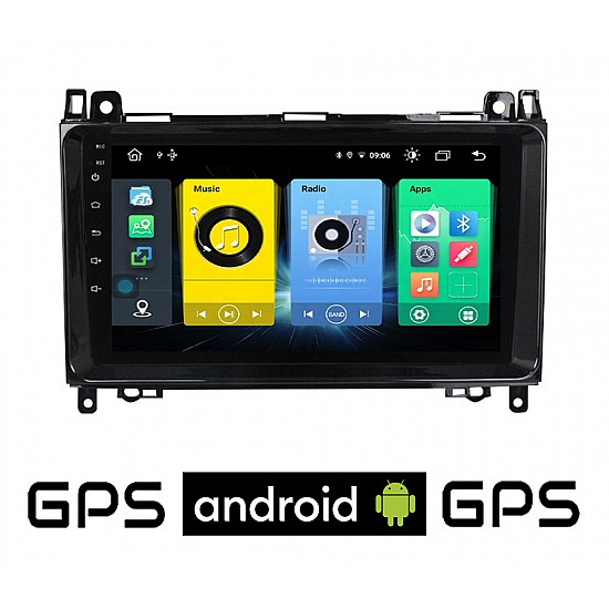 MERCEDES SPRINTER - VITO - VIANO (2004-2019) Android οθόνη αυτοκίνητου με GPS WI-FI (ηχοσύστημα αφής 9 ιντσών OEM Youtube Playstore MP3 USB Radio Bluetooth Mirrorlink εργοστασιακή, 4x60W, Benz) ME16