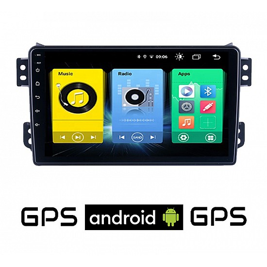 SUZUKI SPLASH (μετά το 2008) Android οθόνη αυτοκίνητου με GPS WI-FI (ηχοσύστημα αφής 9 ιντσών OEM Youtube Playstore MP3 USB Radio Bluetooth Mirrorlink εργοστασιακή, 4x60W, AUX) SUZ86