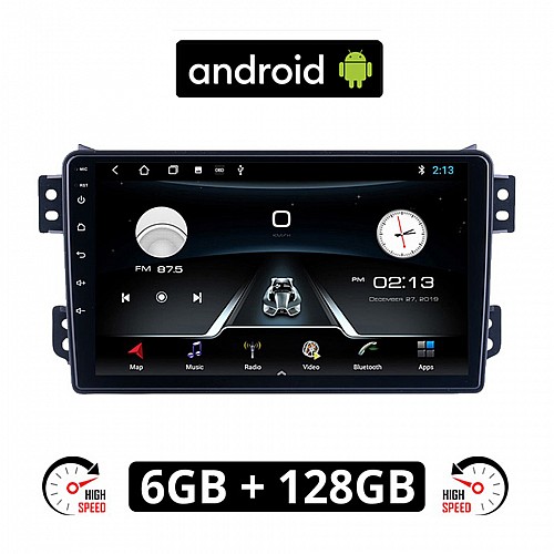 SUZUKI SPLASH (μετά το 2008) Android οθόνη αυτοκίνητου 6GB με GPS WI-FI (ηχοσύστημα αφής 9" ιντσών OEM Youtube Playstore MP3 USB Radio Bluetooth Mirrorlink εργοστασιακή, 4x60W, AUX) SUZ86-6GB