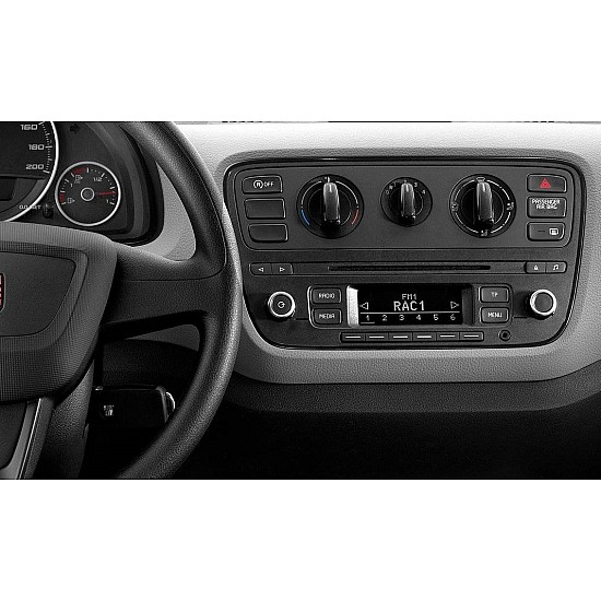 Πρόσοψη Seat Mii, Skoda Citigo, Volkswagen Up! (1-DIN πλαίσιο για ηχοσύστημα ή ραδιόφωνο αυτοκινήτου 1DIN φιλέτο 1 DIN)