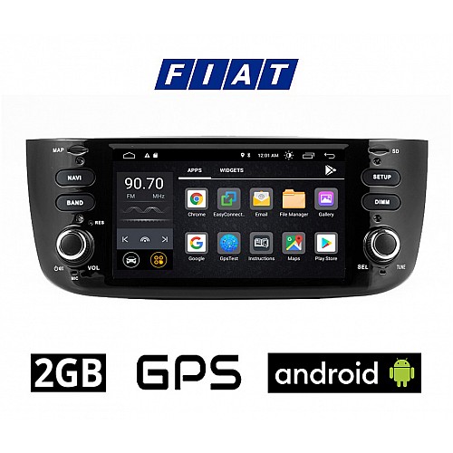 FIAT PUNTO EVO (μετά το 2009) Android οθόνη αυτοκίνητου 2GB με GPS WI-FI DSP (ηχοσύστημα αφής 6.1" ιντσών OEM Youtube Playstore MP3 USB Radio Bluetooth 4x60W Mirrorlink εργοστασιακoύ τύπου) FT115