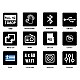 Αναδιπλούμενη οθόνη 7 ιντσών με Bluetooth, USB, Apple CarPlay και Android Auto (ΕΛΛΗΝΙΚΟ ΜΕΝΟΥ αυτοκινήτου 1 DIN MP3 MP5 1DIN Mirrorlink Universal SD Card 4x60W Ελληνικά ήχος OEM ηχοσύστημα multimedia)