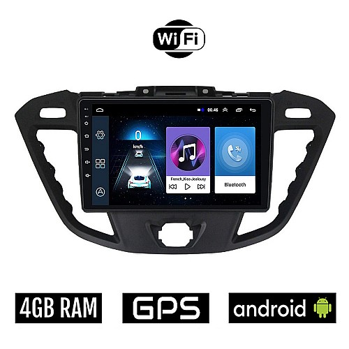 FORD TOURNEO CUSTOM (μετά το 2013) Android οθόνη αυτοκίνητου 4GB με GPS WI-FI (ηχοσύστημα αφής 9" ιντσών OEM Youtube Playstore MP3 USB Radio Bluetooth Mirrorlink εργοστασιακή, 4x60W)